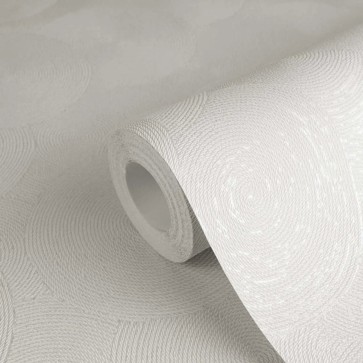 Krēmkrāsas tapetes ar apļiem (3010630) AS Creation