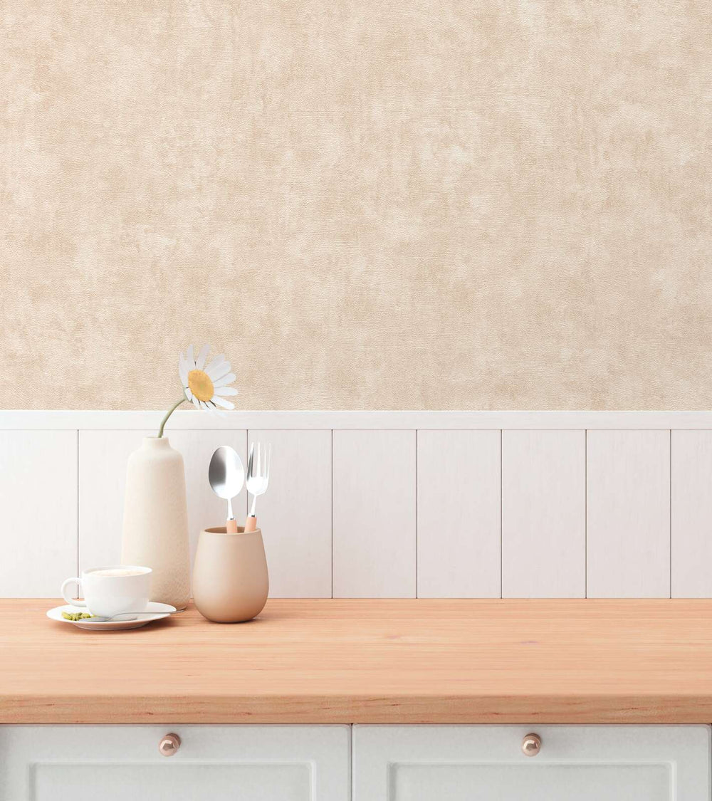 Tapetes uz neaustas pamatnes modernā betona izskatā – bēša, gaiši brūna - 1370154 AS Creation