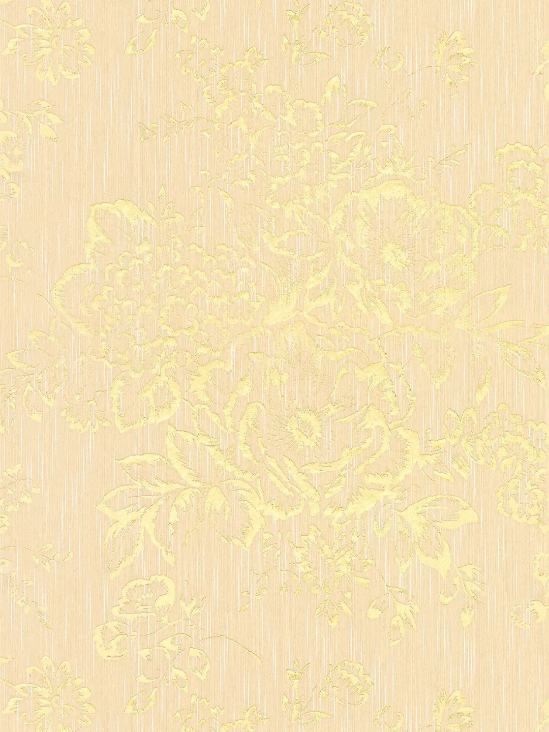Tekstila ar zelta ziedu rakstu - zelta, krēma - 306573 AS Creation