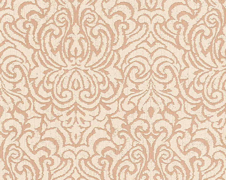 Klasiskas tekstila tapetes AS Creation 96193-4 bēšā krāsā AS Creation
