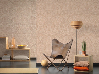 Classic textile wallpaper AS Creation 96193-4 beige AS Creation