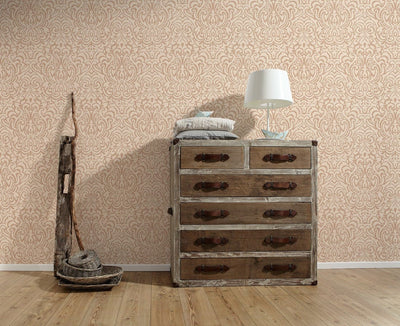 Classic textile wallpaper AS Creation 96193-4 beige AS Creation
