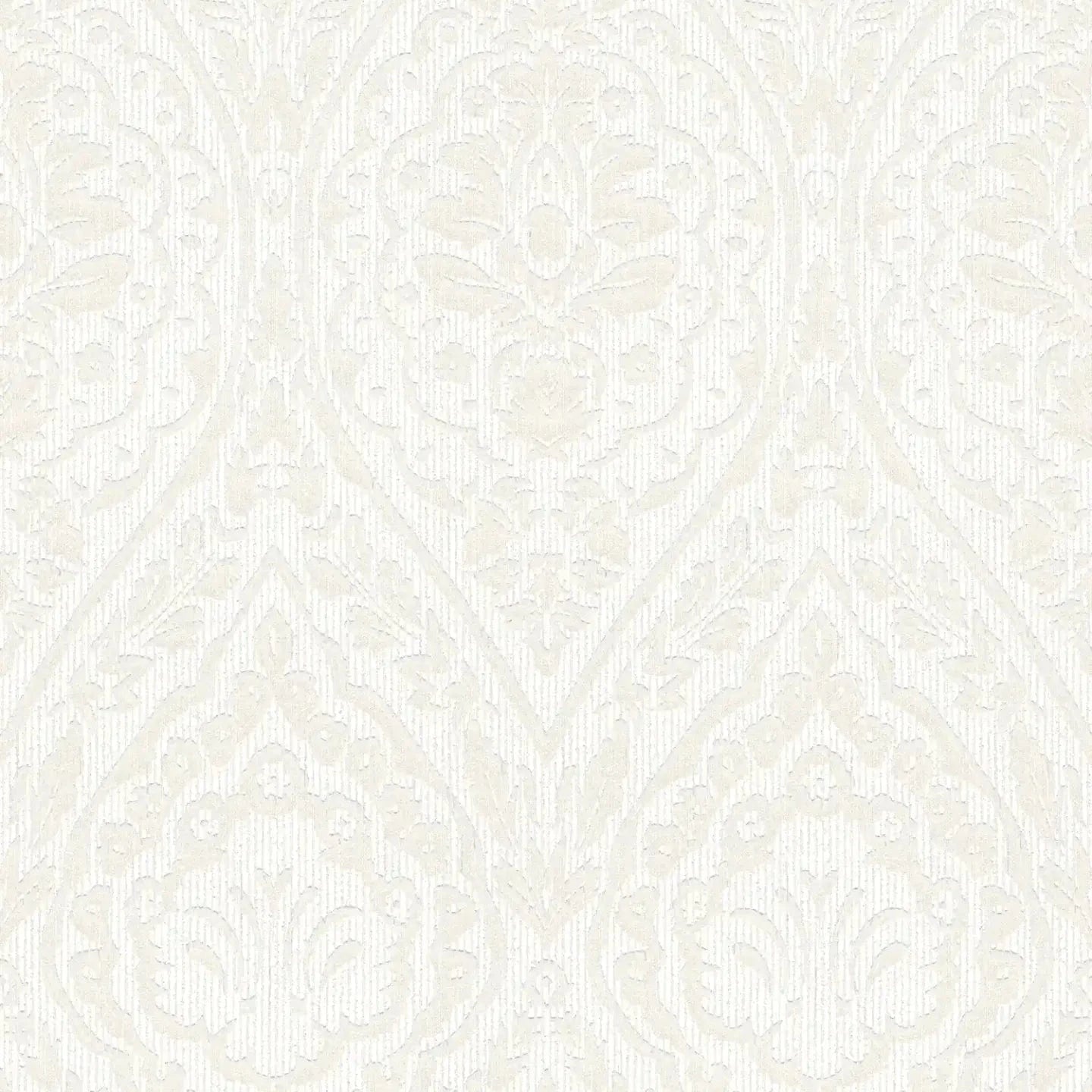 Tekstila tapetes ar ornamentu koloniālā stilā, gaišos toņos, 961954 AS Creation