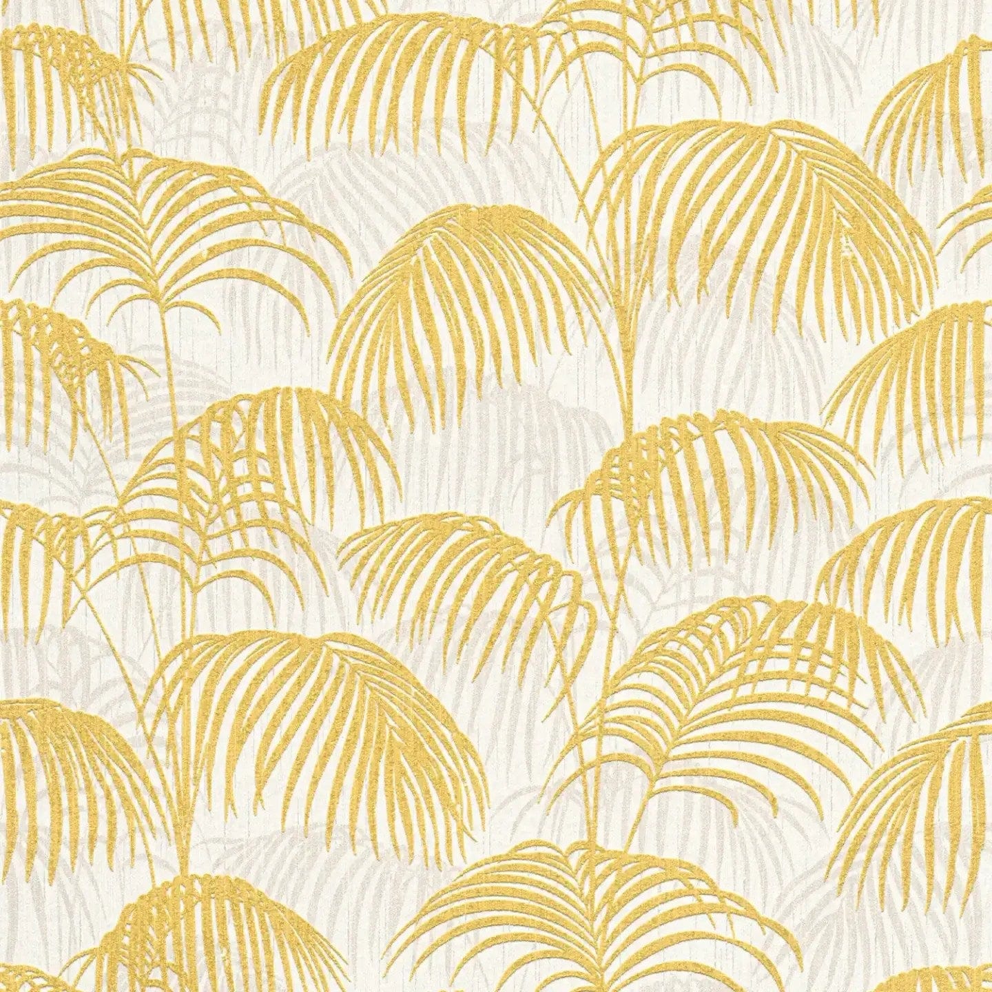 Tekstila tapetes ar dabas rakstu AS Creation 96198-2 dzeltenā krāsā AS Creation