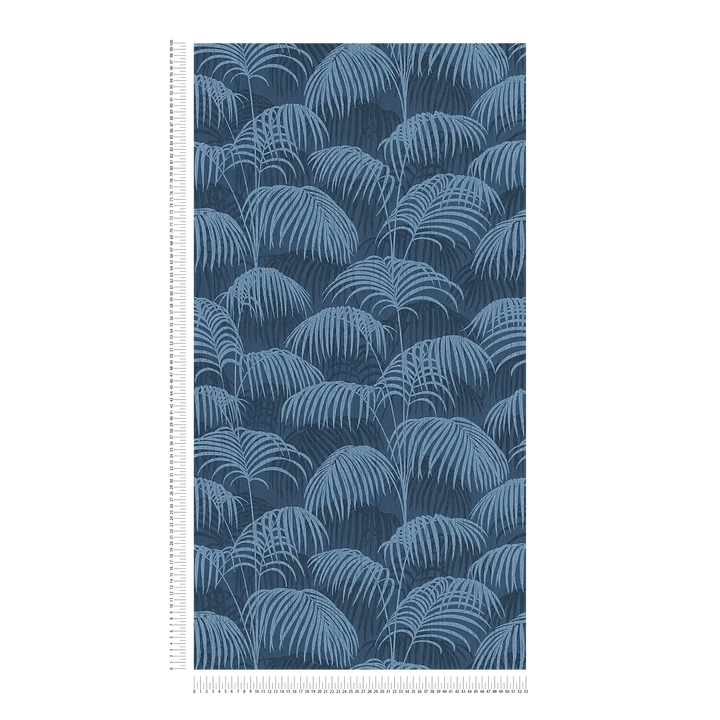 Tekstila tapetes ar dabas rakstu AS Creation 96198-3 zilā krāsā AS Creation