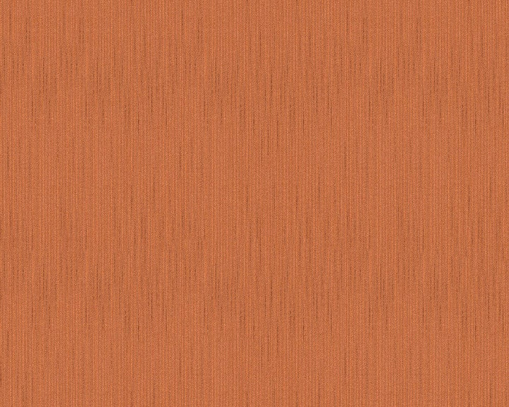 Vienkrāsainas tekstila tapetes AS Creation 96854-8 oranžā krāsā AS Creation