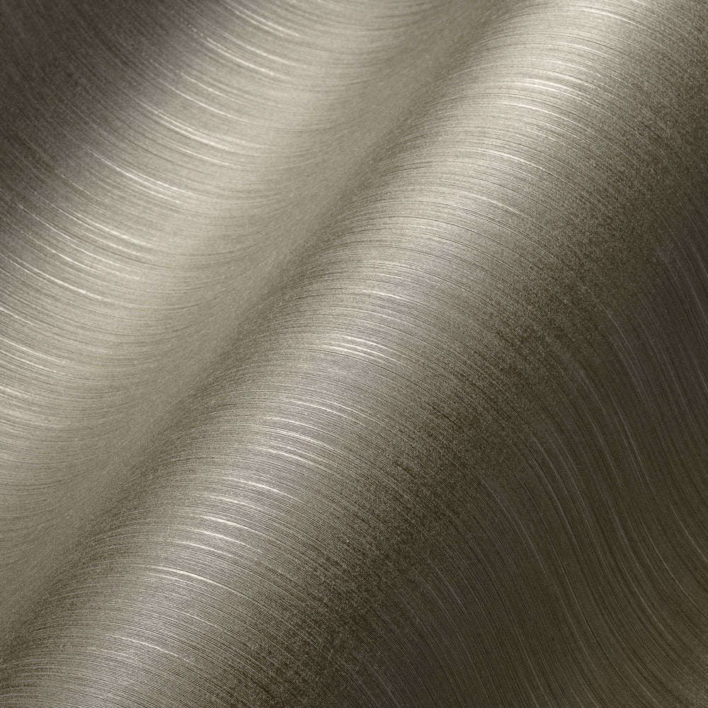 Vienkrāsainas tekstila tapetes AS Creation 96857-9 brūnā krāsā AS Creation