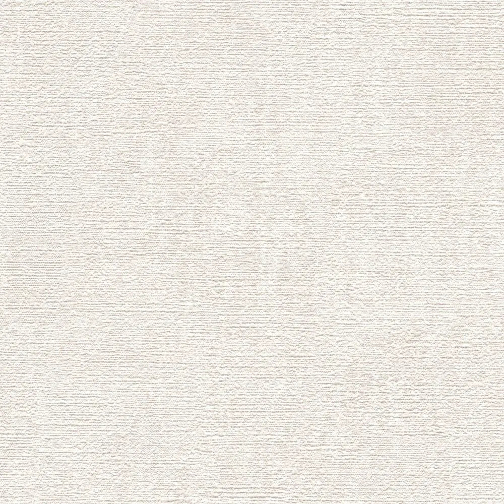 Detalizēts skats: krēmkrāsas teksturētas tapetes ar tekstila izskatu. SKU: 3010600, AS Creation.