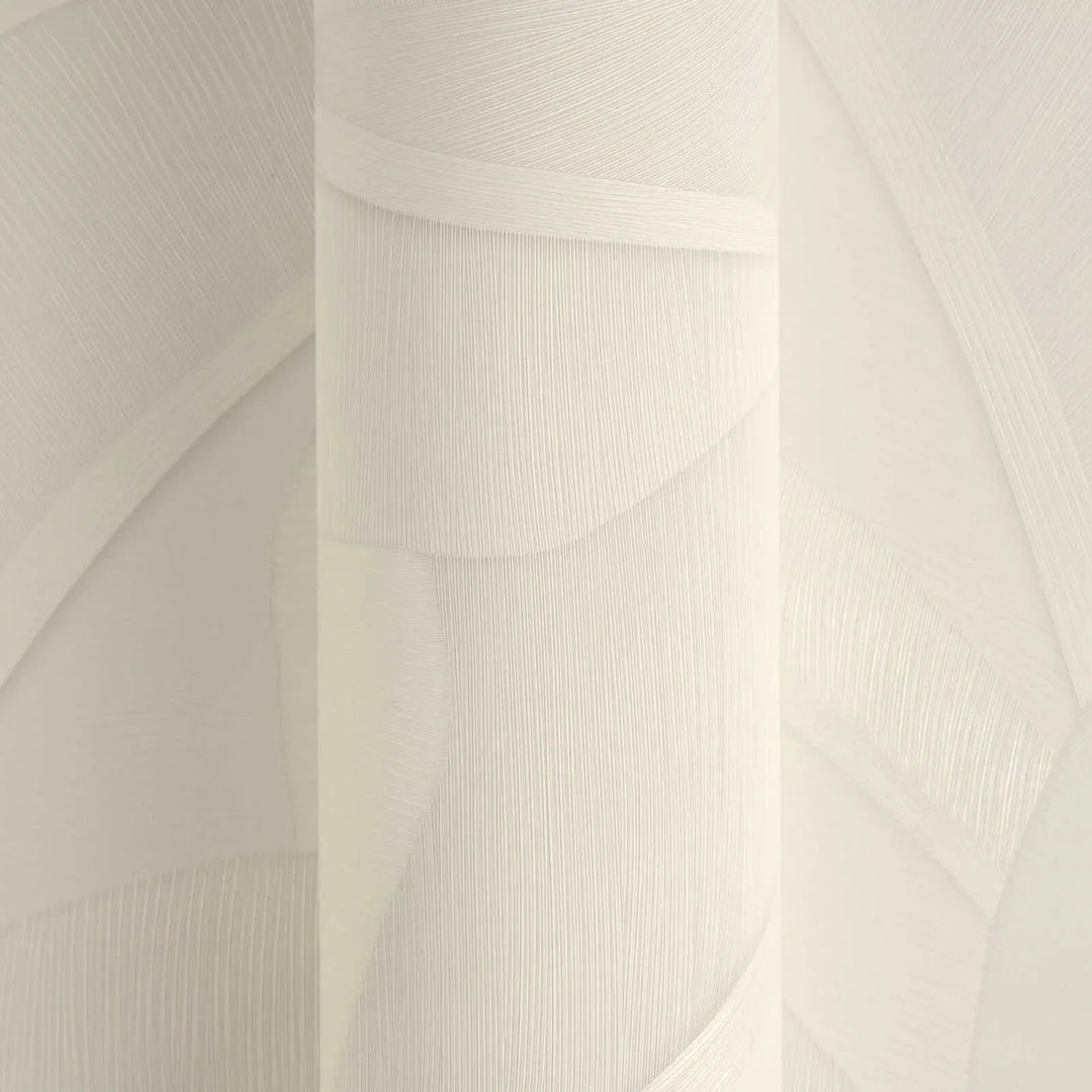 Tapetes ar abstraktu dabas un lapu motīvu - balta, krēmkrāsa - 3007574 AS Creation