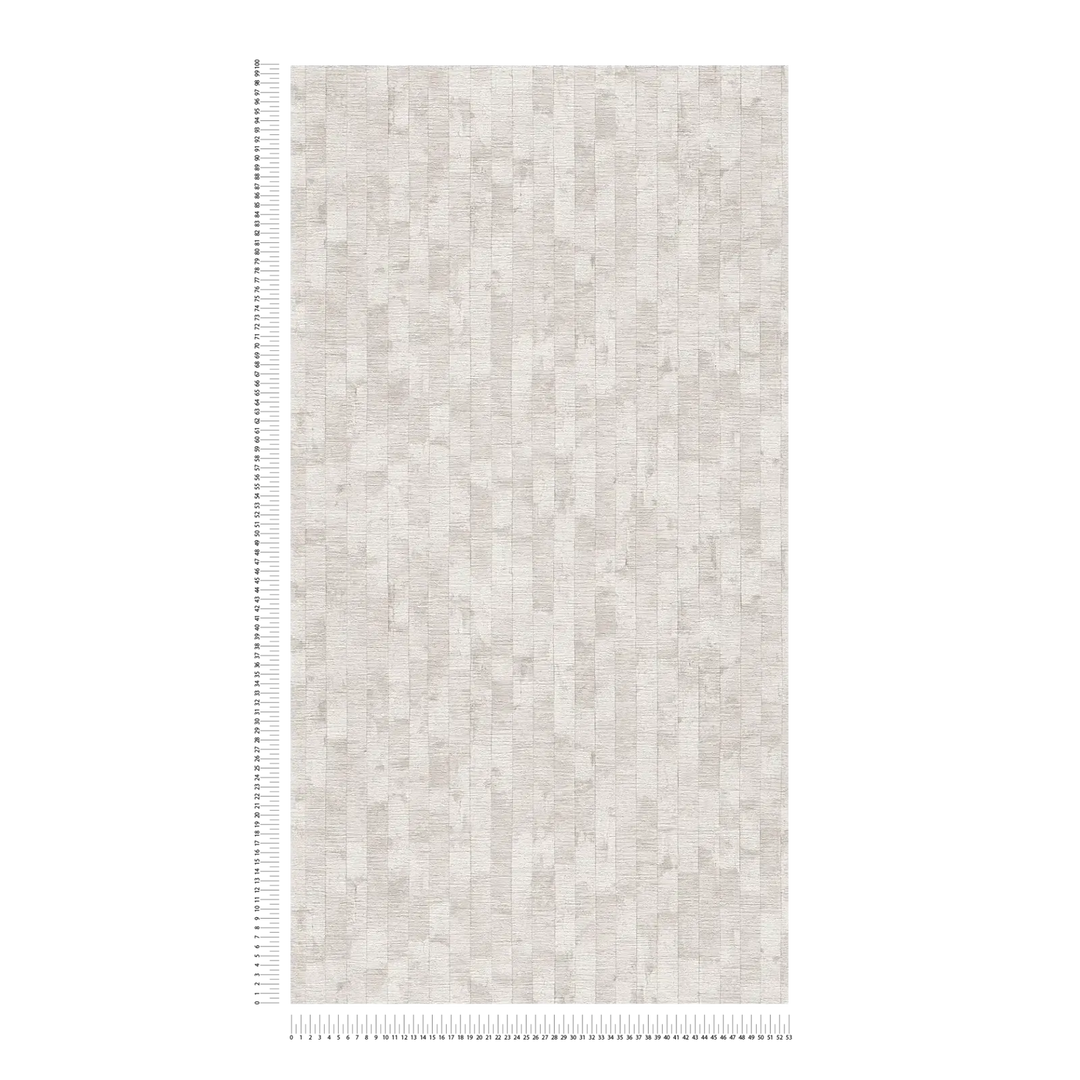 Tapetes ar dabisku sienu paneļu izskatu - gaiši pelēkps toņos, 3007103 AS Creation