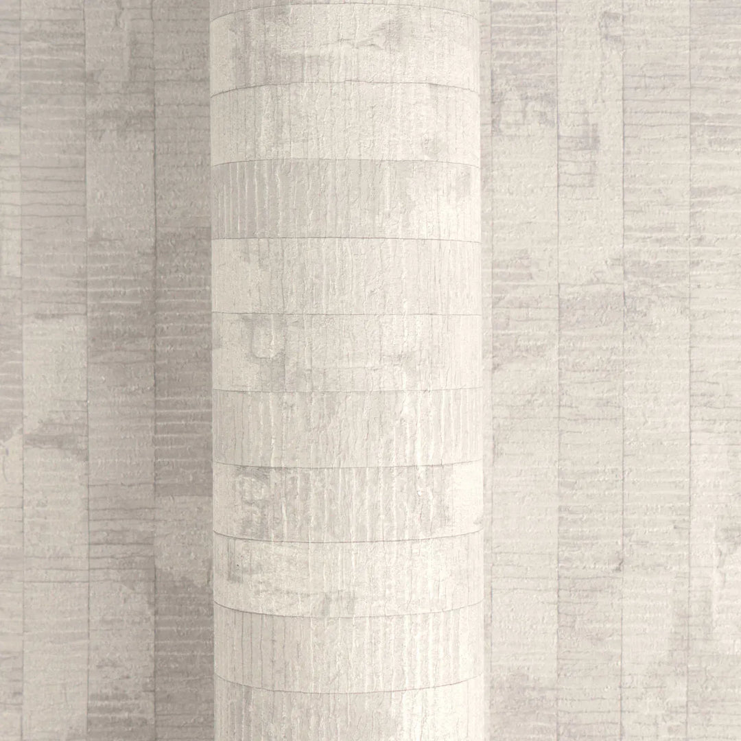 Tapetes ar dabisku sienu paneļu izskatu - gaiši pelēkps toņos, 3007103 AS Creation