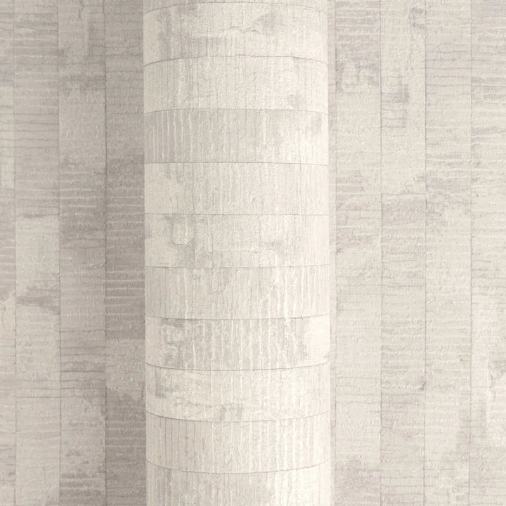 Tapetes ar dabisku sienu paneļu izskatu - gaiši pelēkps toņos, 3007103 AS Creation