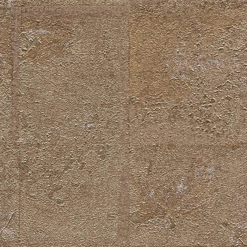 Textured wallpaper with tile appearance and metallic effect, gold - 1406647 AS Creation