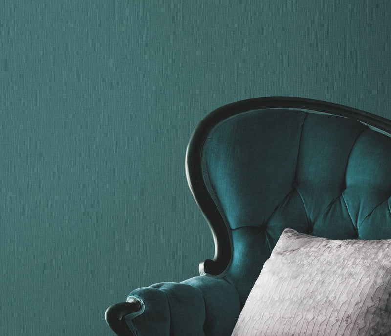 Turquoise colours Plain wallpapers with silky shine, Erismann, 3752463 Erismann