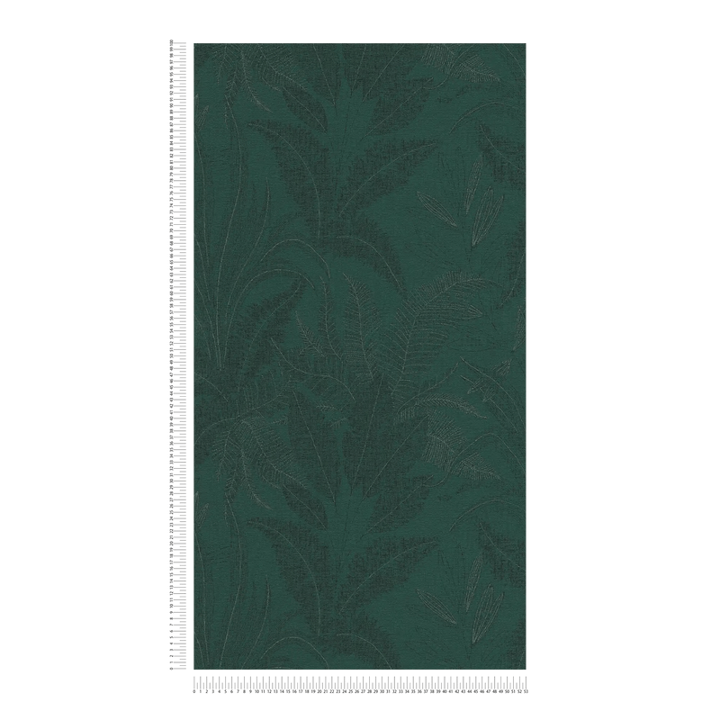 Atogrąžų tapetai su lapų raštu tamsiai žalios spalvos, 1406377 AS Creation