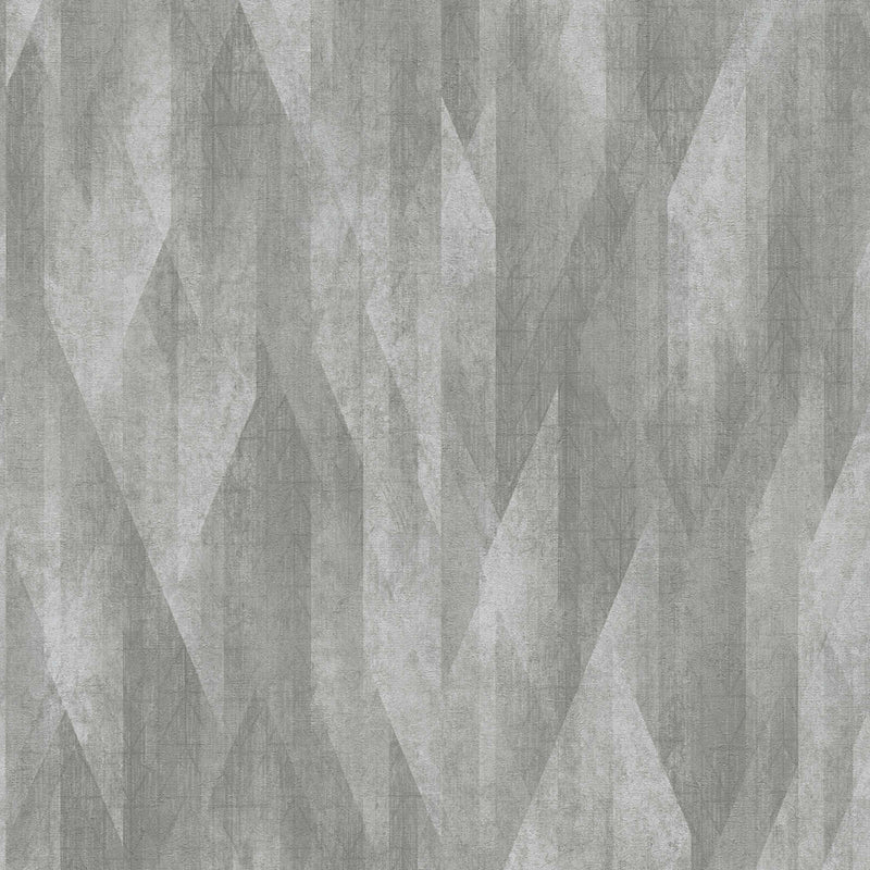 Dark grey graphic wallpaper with diamond pattern, 1373605 AS Creation