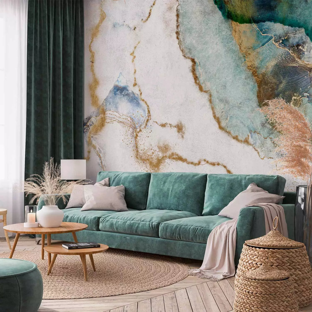 Фотообои с абстрактным фоном - Бирюзовая меланхолия, 142953