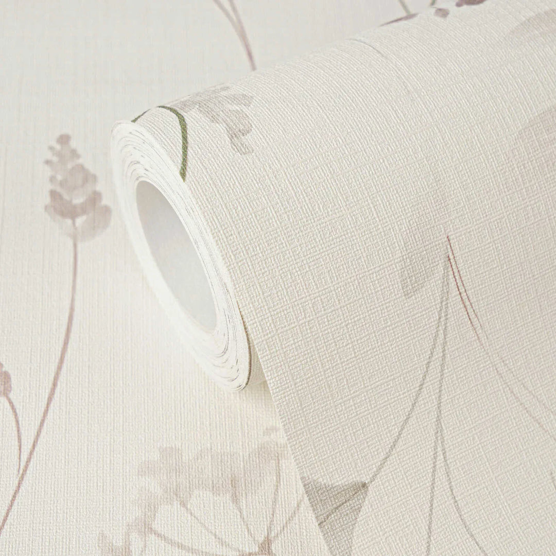 Vides draudzīgas tapetes ar ziediem un zāli, ar matētu apdari, 3012227 AS Creation