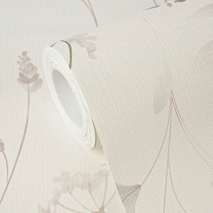 Vides draudzīgas tapetes ar ziediem un zāli, ar matētu apdari, 3012227 AS Creation