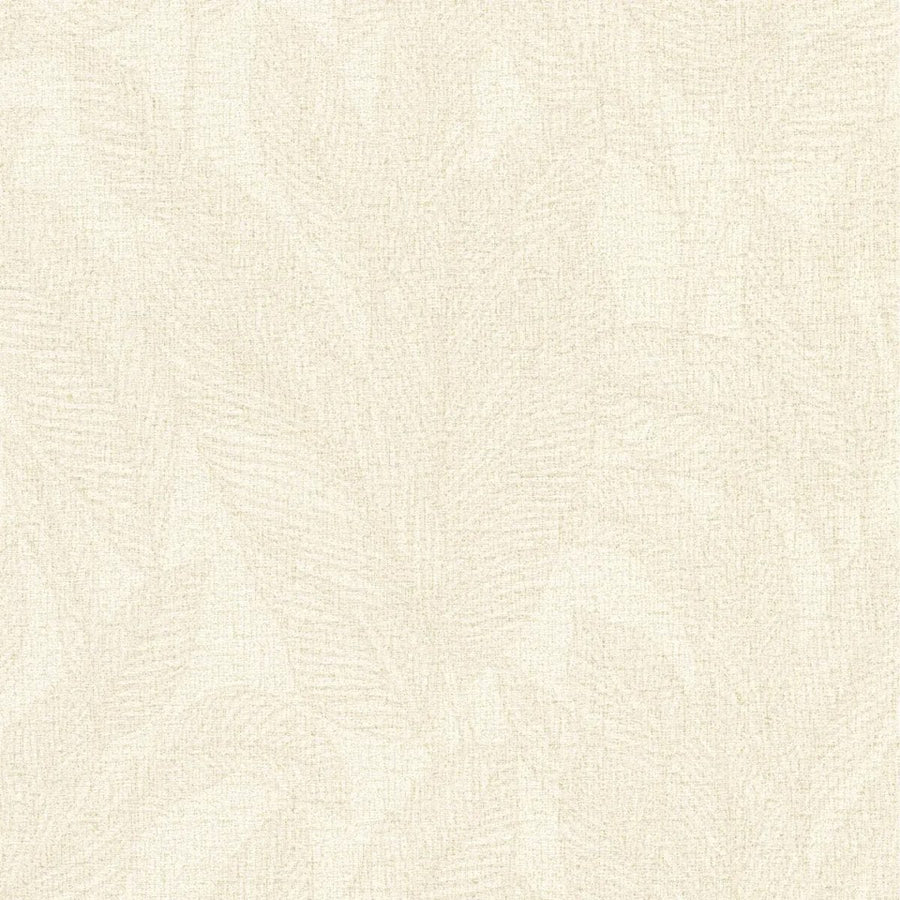 Viegli teksturētas neaustas tapetes ar izsmalcinātu, spīdīgu lapu rakstu | krēmkrāsā | 3010161 AS Creation