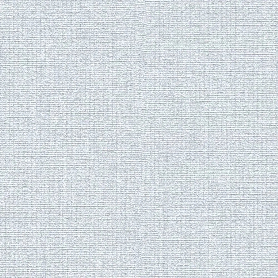 Vienkrāsainas tapetes ar auduma izskatu, gaiši zilā krāsā, 1414774 AS Creation