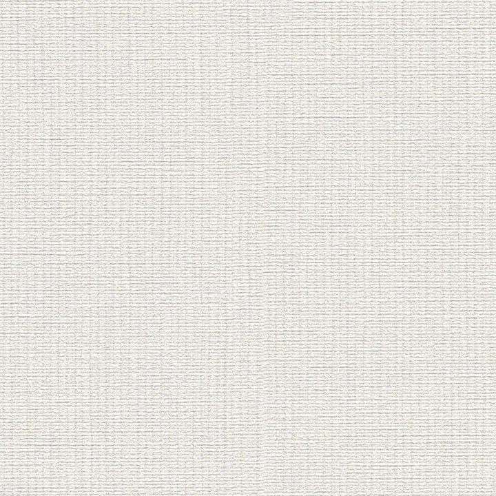 Vienkrāsainas flizelīna tapetes ar auduma izskatu, krēmkrāsā, 1414766 AS Creation