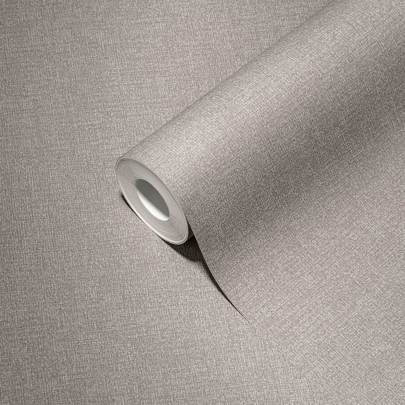 Monochrome matt textured wallpaper in shades of grey, 1376734 AS Creation