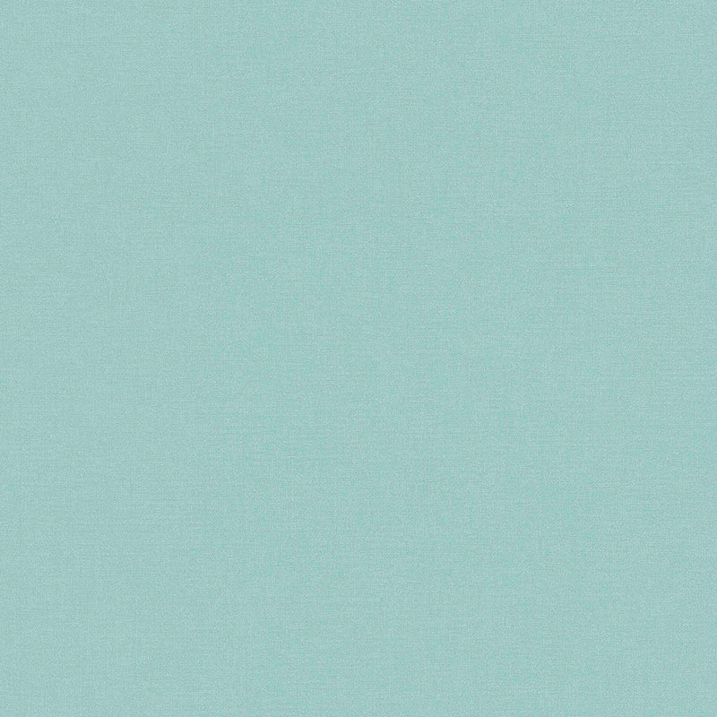 Solid matt wallpaper with texture in turquoise, 1376740 AS Creation