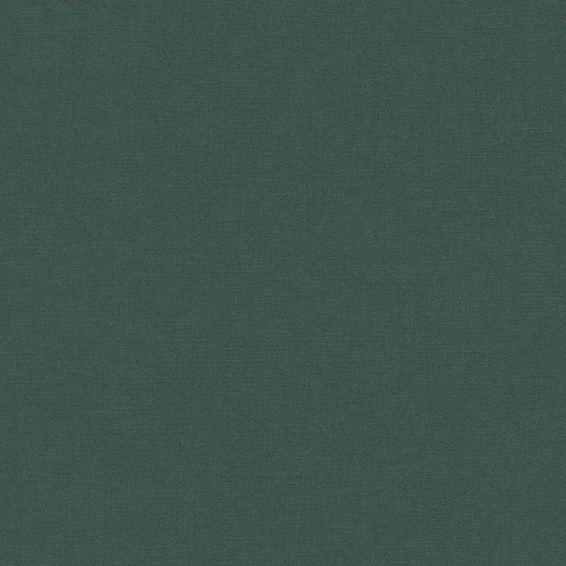 Solid matt textured wallpaper in dark green, 1376730 AS Creation