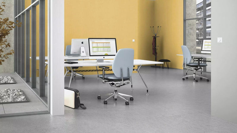 Monochrome matt wallpaper RASCH, yellow, 1141603 RASCH