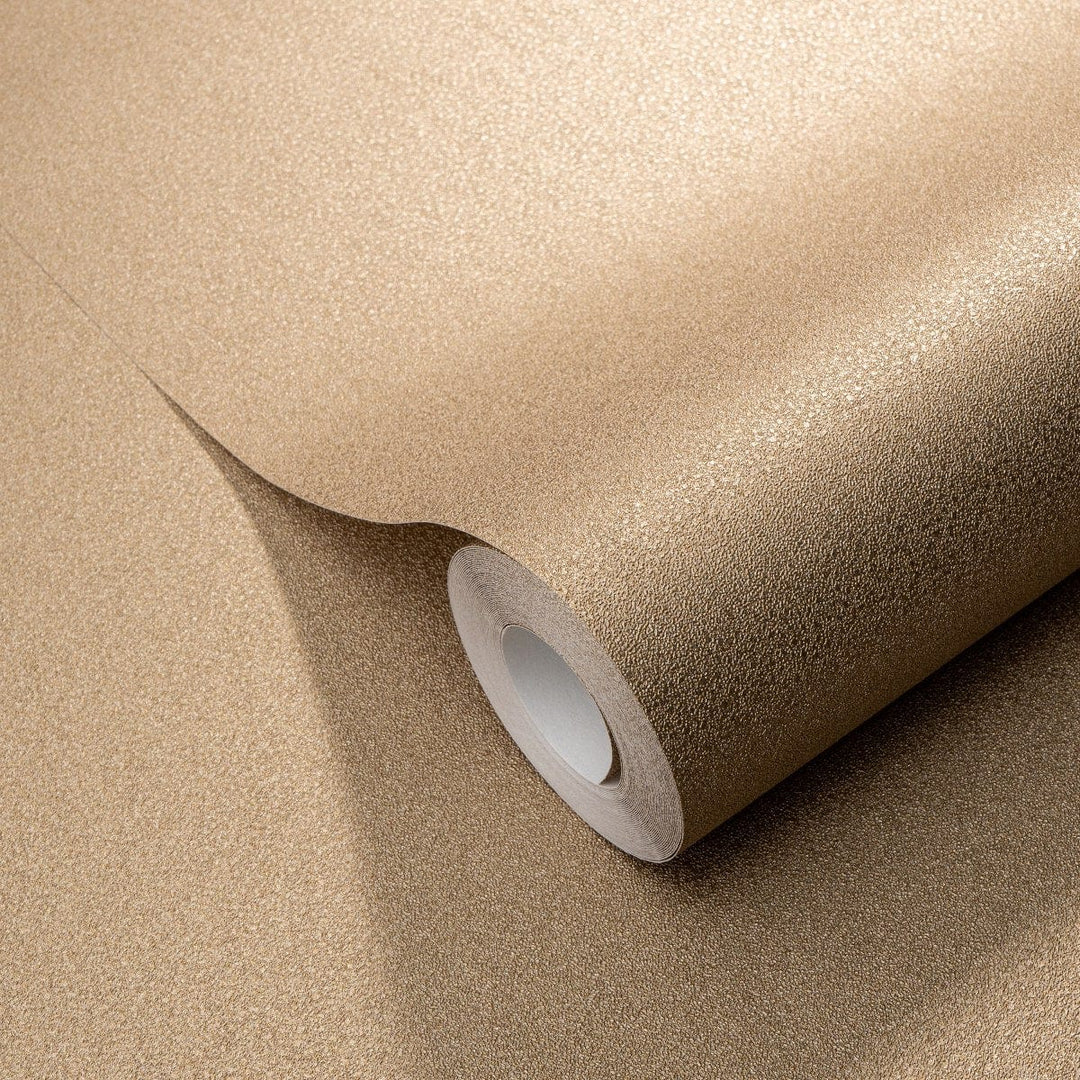 Vienkrāsainas matētas tapetes zeltā krāsā, Erismann - 3742472 Erismann