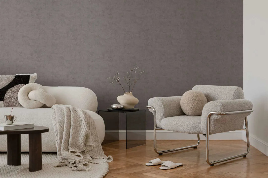 Tapetes ar elegantu faktūru un matētu apdari - tumši pelēkas - 3011745 AS Creation