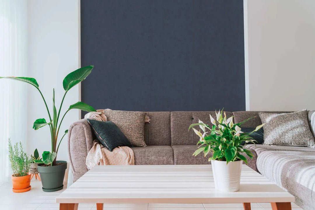 Tapetes ar vieglu faktūru un matētu apdari – zilas - 3011750 AS Creation