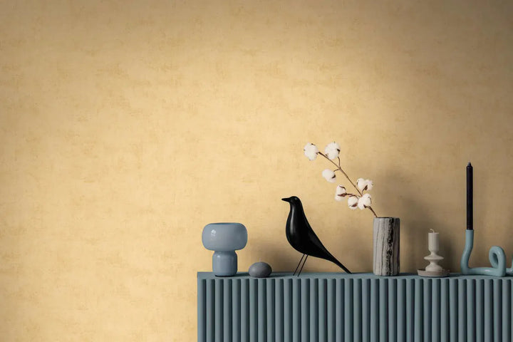 Tapetes ar vieglu tekstūru un matētu izskatu - dzeltenas - 3011766 AS Creation