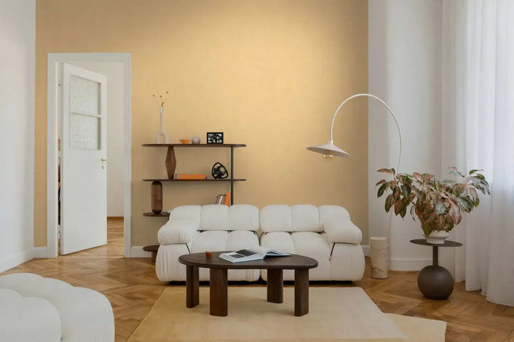 Tapetes ar vieglu tekstūru un matētu izskatu - dzeltenas - 3011766 AS Creation