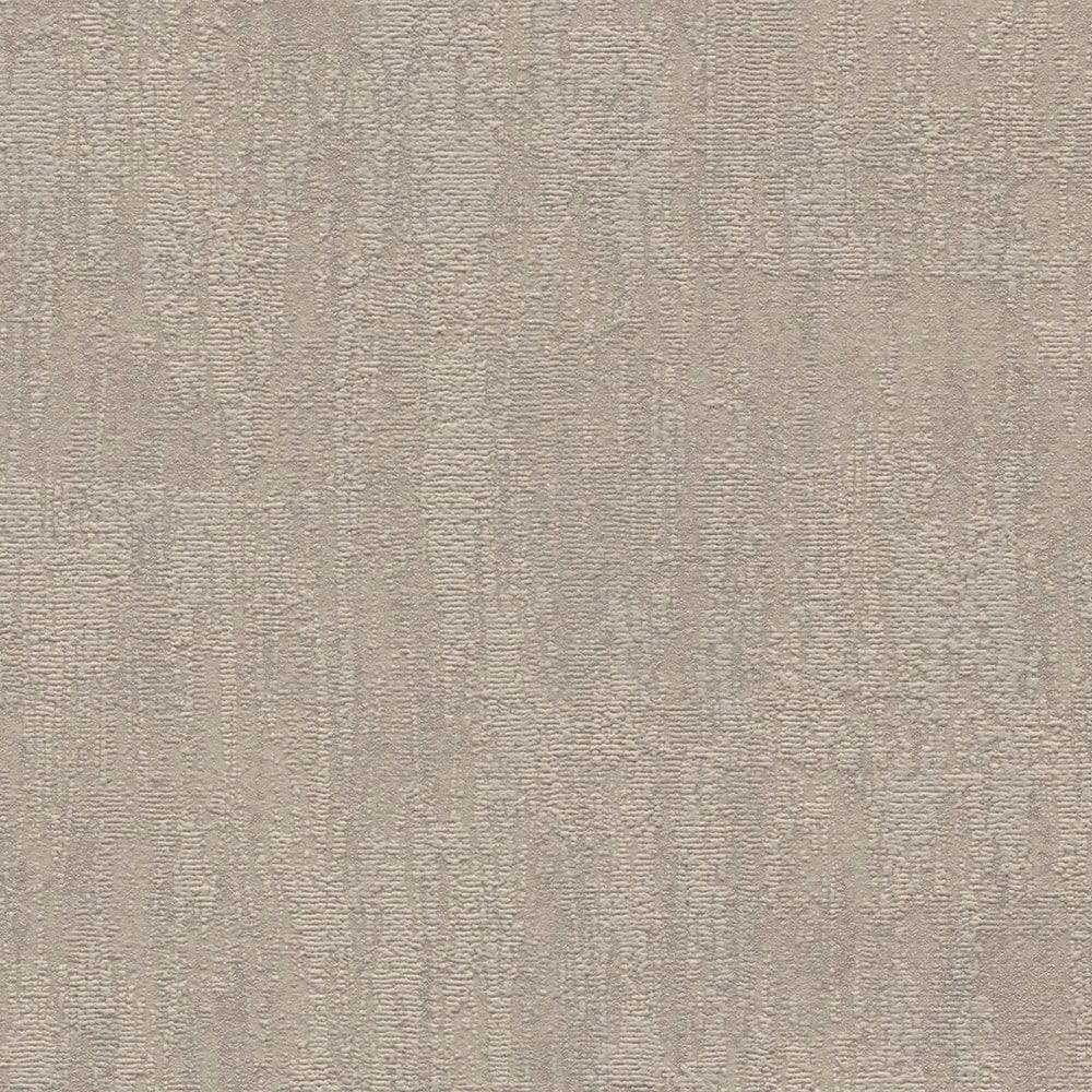 Vienkrāsainas tapetes ar abstrakta tekstūru: silti pelēkā, 395032 AS Creation