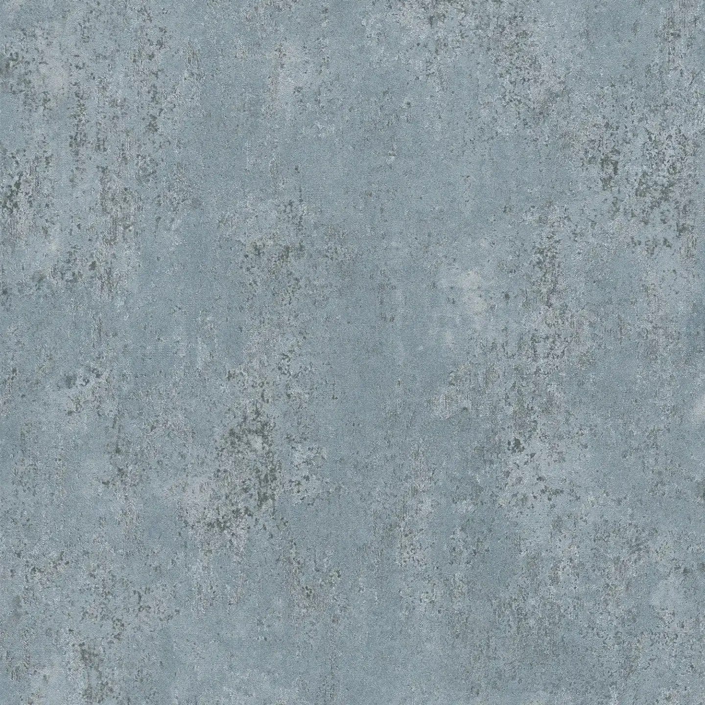 Vienkrāsainas tapetes ar apmetuma rakstu - zila krāsā - 786294 AS Creation