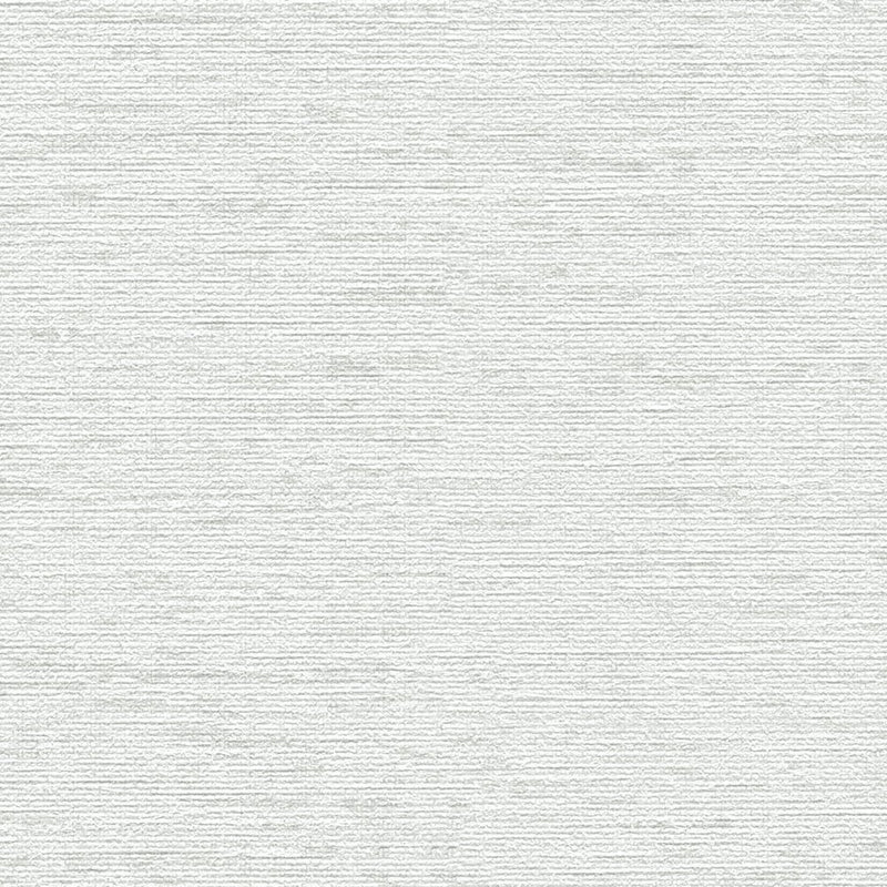 Plain wallpapers with fabric structure: white, light grey, 1400451 AS Creation