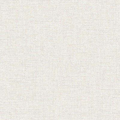 Plain wallpapers with fabric structure: white, 1400473 AS Creation