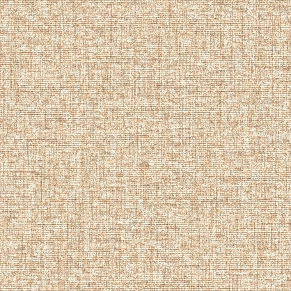 Vienkrāsainas tapetes ar auduma struktūru: bēšā krāsā, 393538 AS Creation