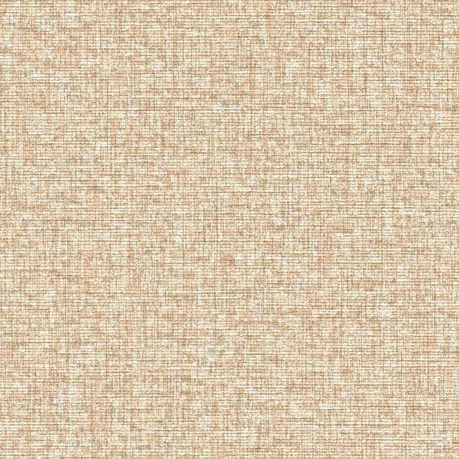 Vienkrāsainas tapetes ar auduma struktūru: bēšā krāsā, 393538 AS Creation