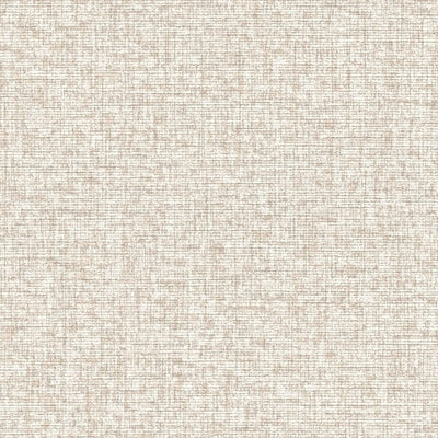 Plain wallpapers with fabric structure: beige, taupe, 1400474 AS Creation