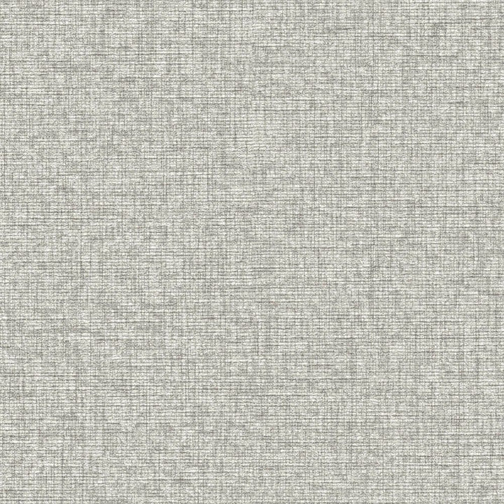 Vienkrāsainas tapetes ar auduma struktūru: pelēkā krāsā, 393537 AS Creation