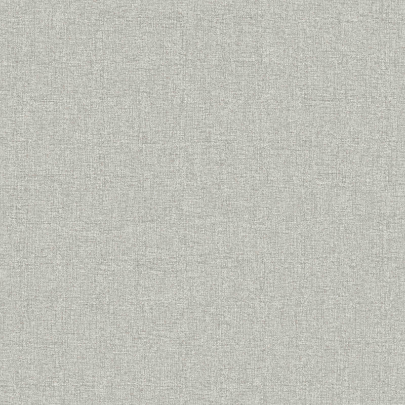 Plain wallpapers with fabric structure: grey, 1400501 AS Creation