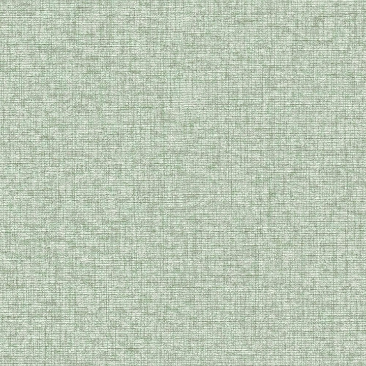 Vienkrāsainas tapetes ar auduma struktūru: zaļā krāsā, 393536 AS Creation