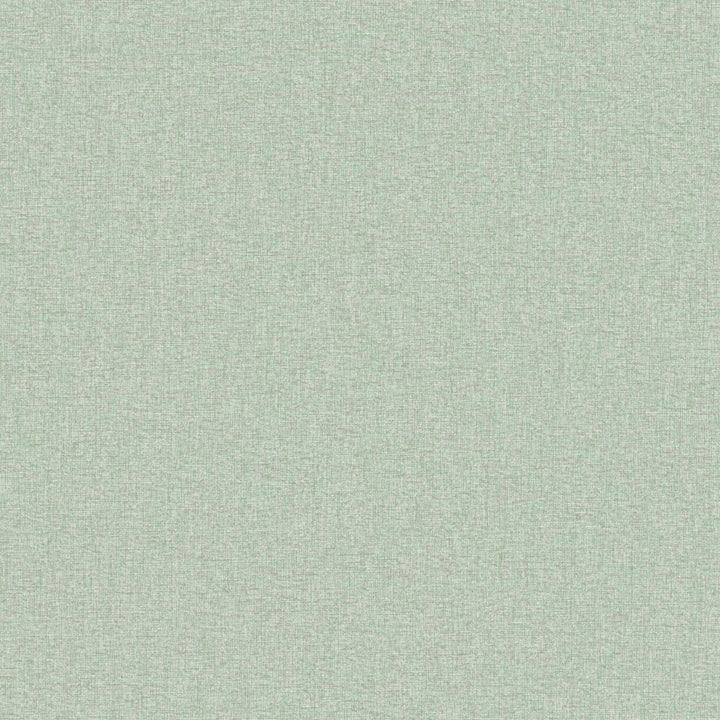 Vienkrāsainas tapetes ar auduma struktūru: zaļā krāsā, 393536 AS Creation