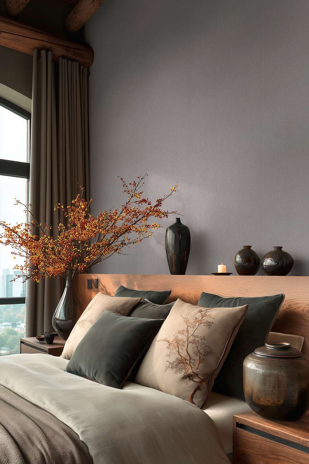 Vienkrāsainas tapetes ar dabisku audekla izskatu, pelēkā - 3007127 AS Creation