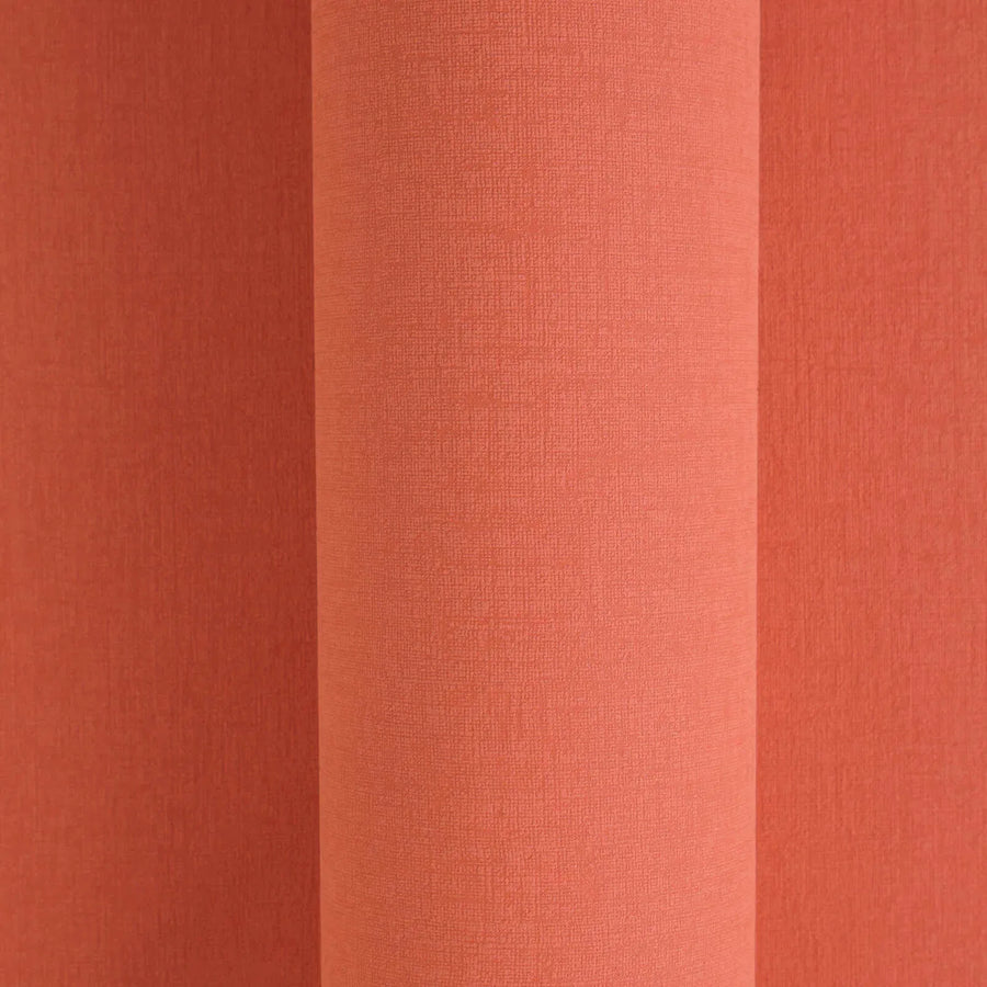Tapetes ar dabisku audekla izskatu siltā terakotas tonī - 3007132 AS Creation
