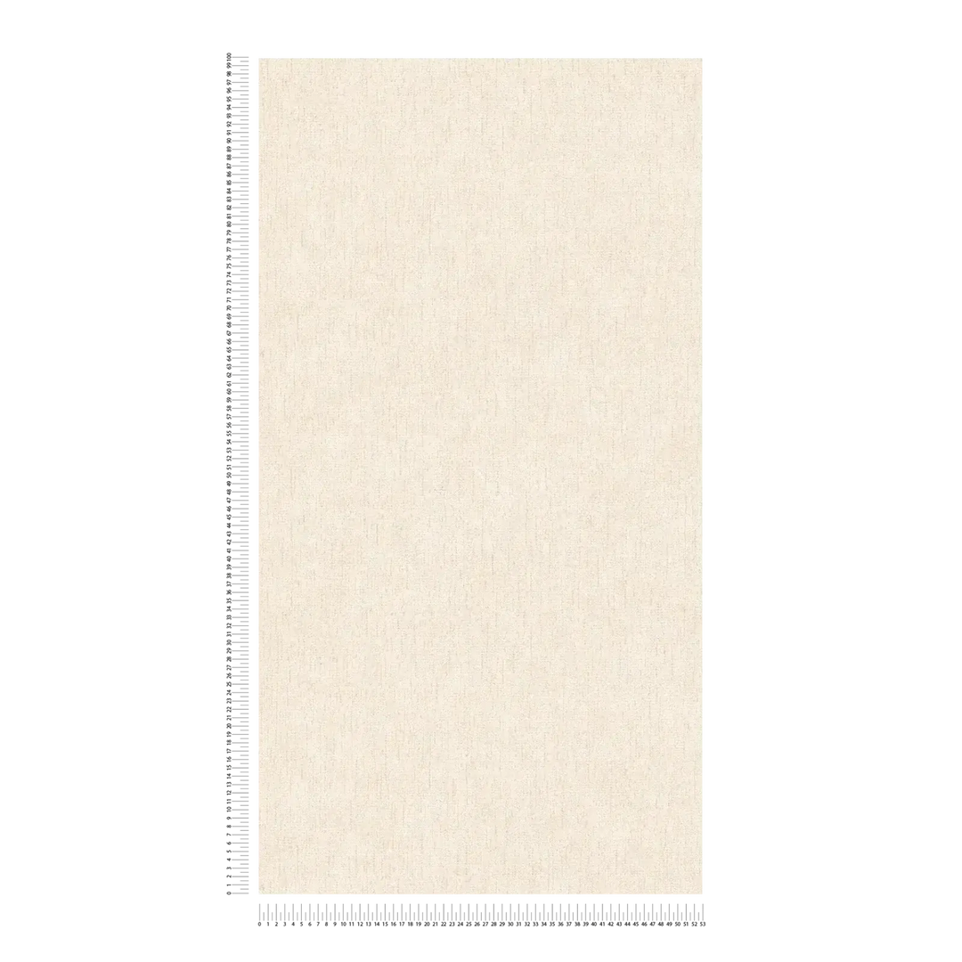 Vienkrāsainas tapetes ar dabisku tekstūru - bēša - 3012715 AS Creation