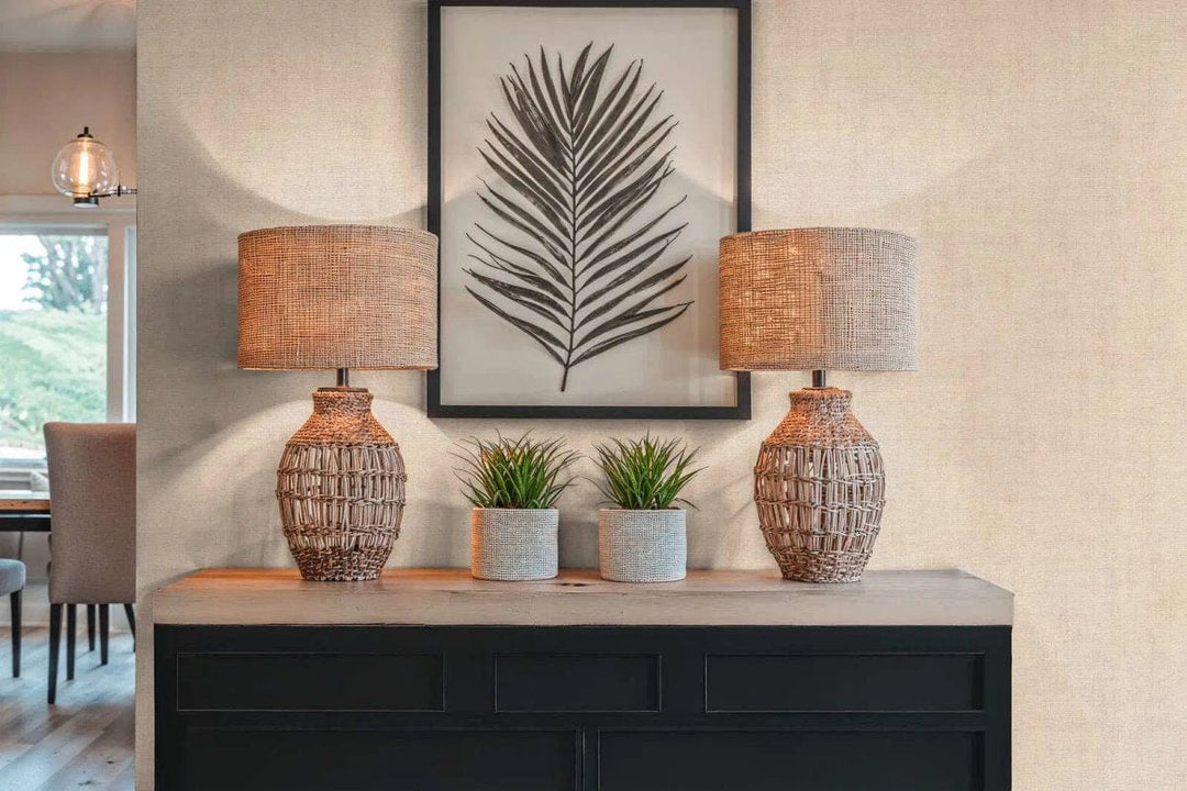 Vienkrāsainas tapetes ar harmonisku faktūru – smilškrāsā AS Creation